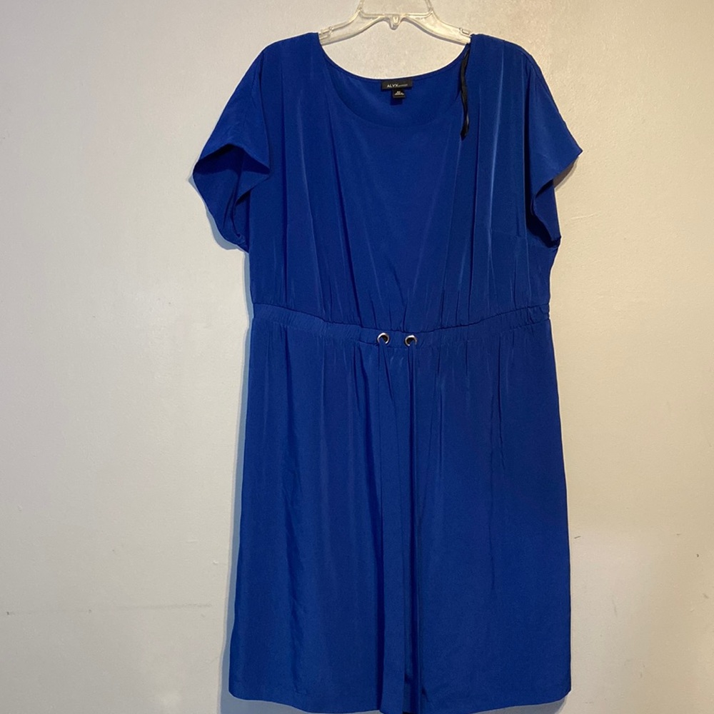 Plus size Blue Dress